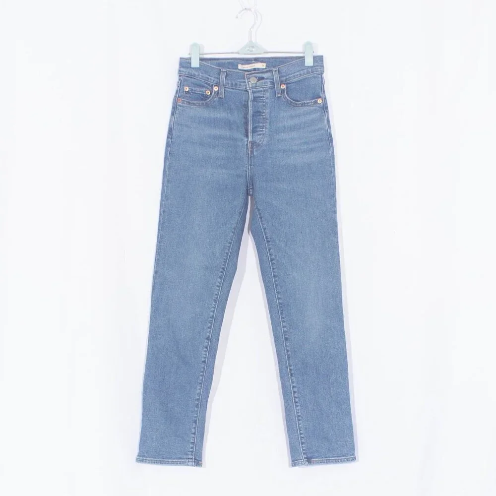 LEVI'S Wedgie Straight Jeans Size 26 - Picture 6 of 12